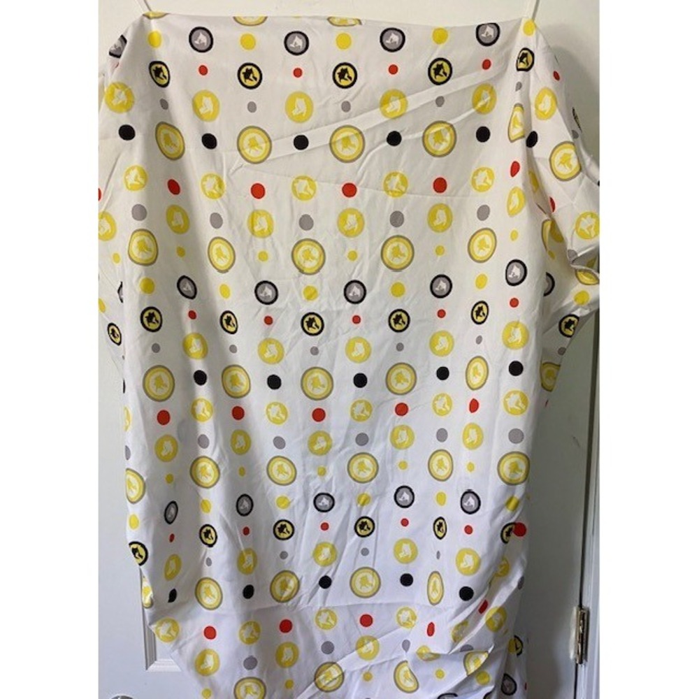 Pokemon Fitted Sheet Kids Twin White Yellow Good Pikachu Polka Dot Bedding‎